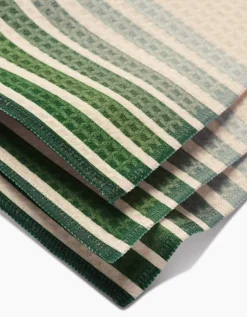 GEOMETRY Olive Arches Luxe Washcloth Set