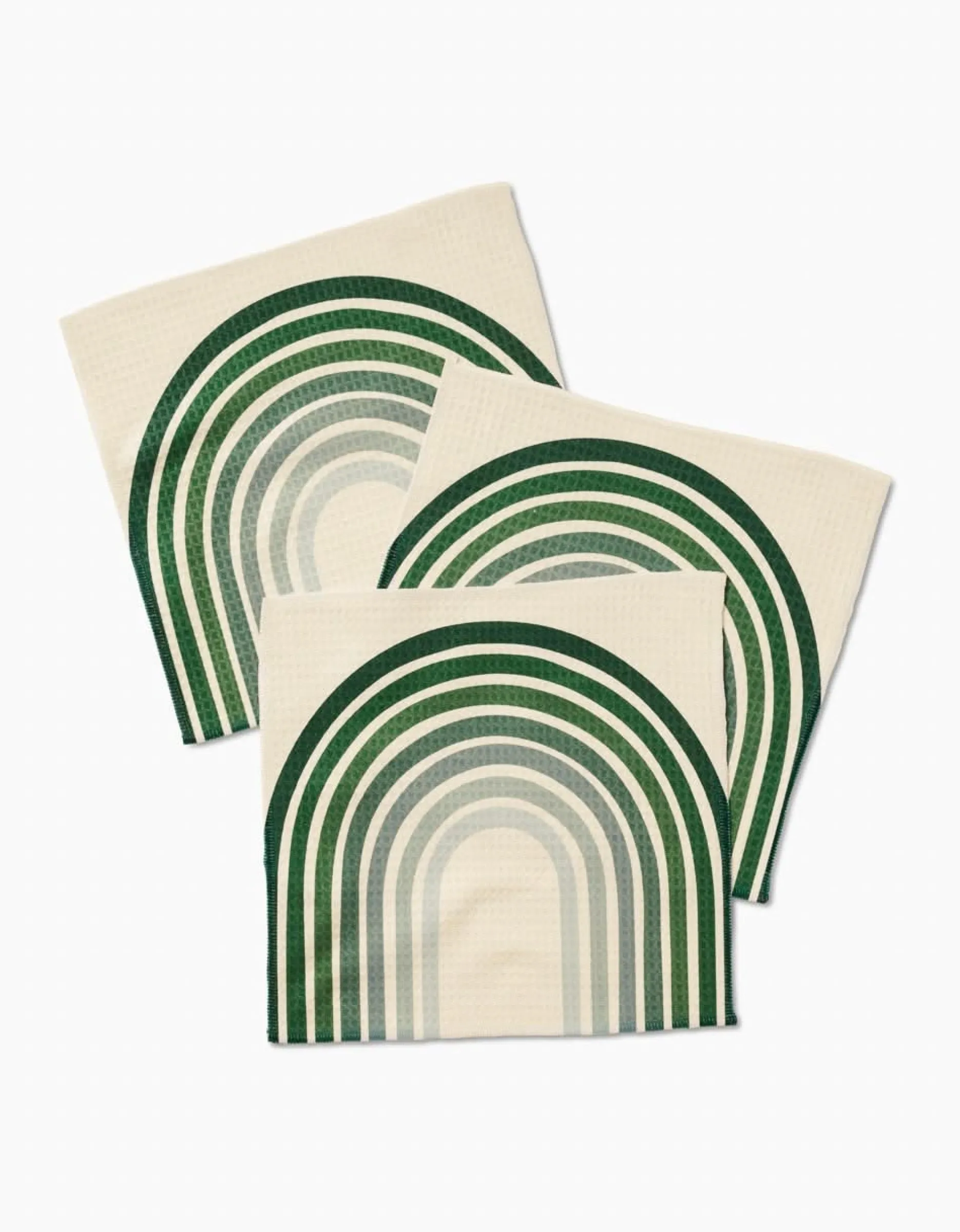 GEOMETRY Olive Arches Luxe Washcloth Set