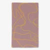 GEOMETRY On The Mauve Luxe Hand Towel