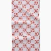 GEOMETRY Orange Checker Bar Towel