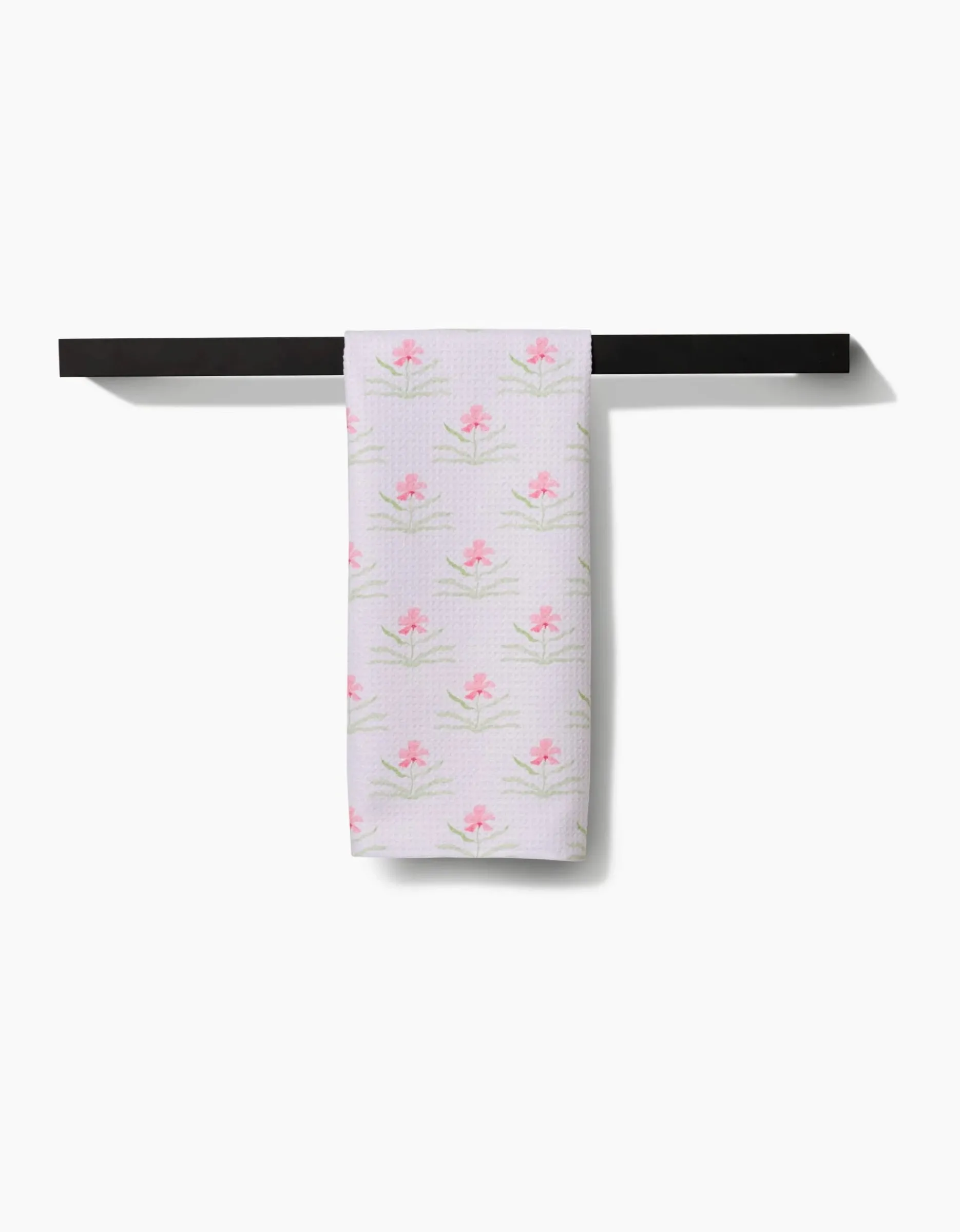GEOMETRY Orchids In Bloom Tea Towel