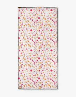 GEOMETRY Paint Splatter Beach Towel