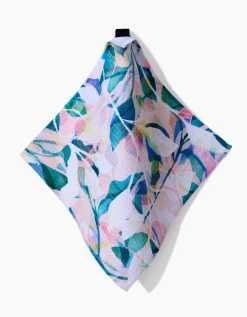 GEOMETRY Painted Foliage Dishcloth Set