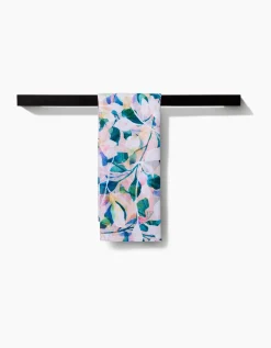 GEOMETRY Painted Foliage Tea Towel
