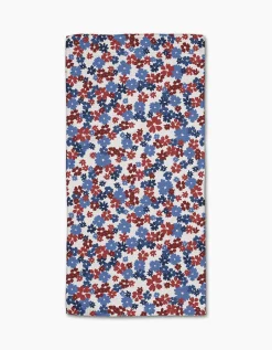 GEOMETRY Painted Petals Bar Towel