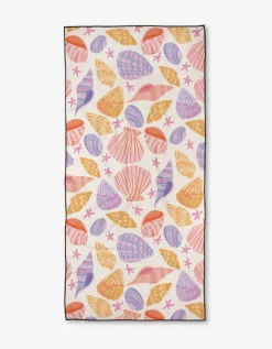 GEOMETRY Painted Shells Beach Towel