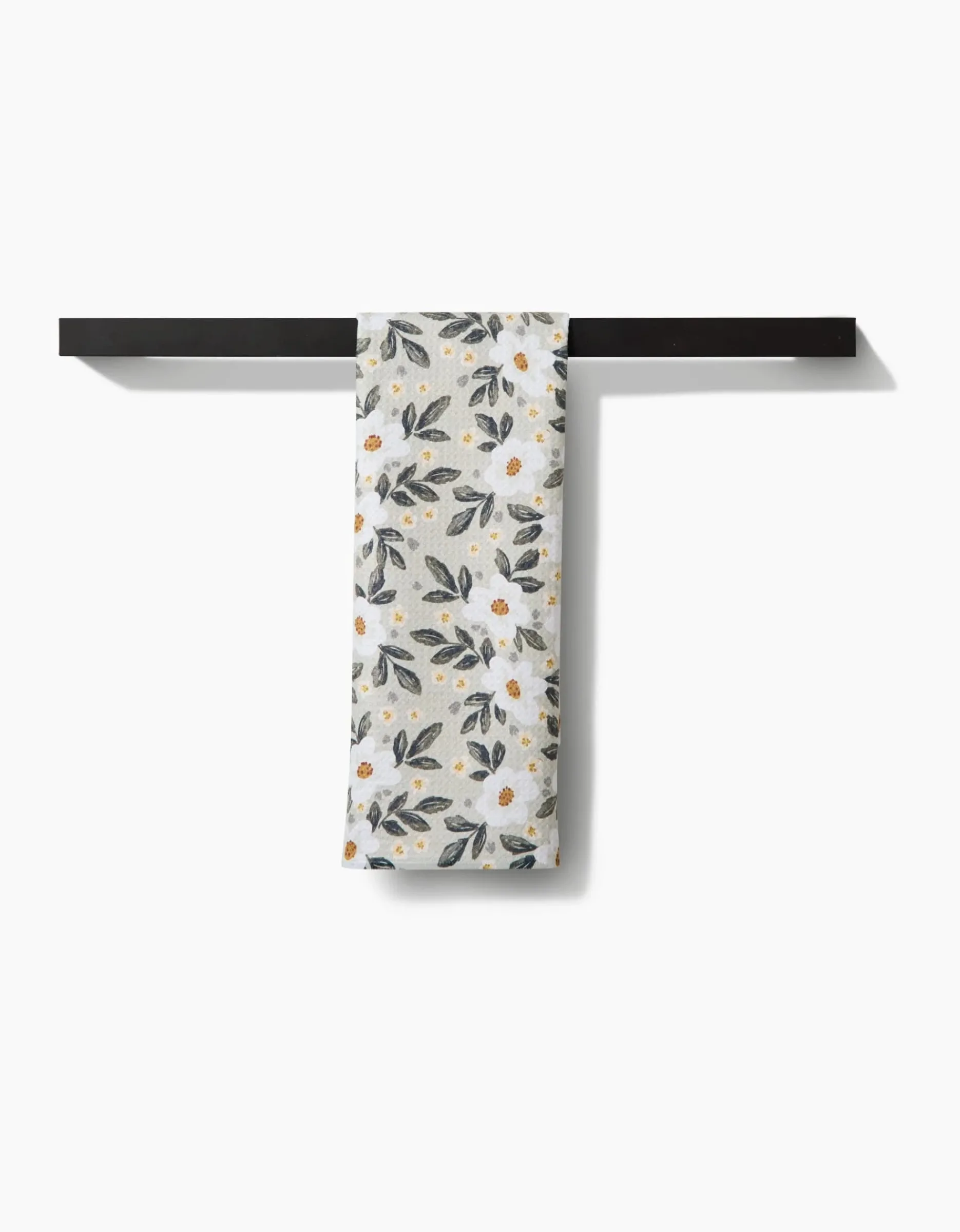 GEOMETRY Painted Spring Flowers Tea Towel