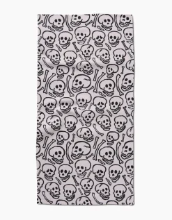 GEOMETRY Painterly Skulls Bar Towel