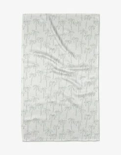 GEOMETRY Palms Tea Towel