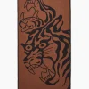 GEOMETRY Panther In Brown Fitness Towel