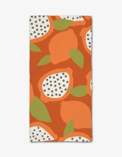 GEOMETRY Papaya Playtime Bar Towel