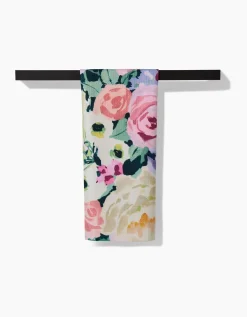GEOMETRY Pastel Bouquet Tea Towel