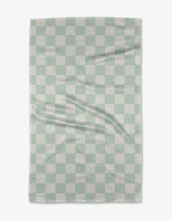 GEOMETRY Pastel Picnic Tea Towel