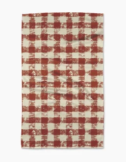 GEOMETRY Patch Spice Tea Towel