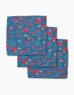 GEOMETRY Patriotic Garden Dishcloth Set