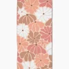GEOMETRY Peach Flower Fields Bar Towel