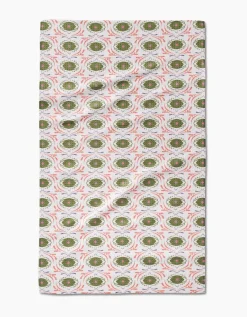 GEOMETRY Peacock Eyes Tea Towel