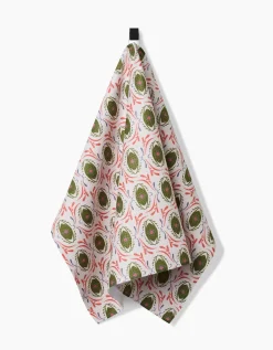GEOMETRY Peacock Eyes Tea Towel