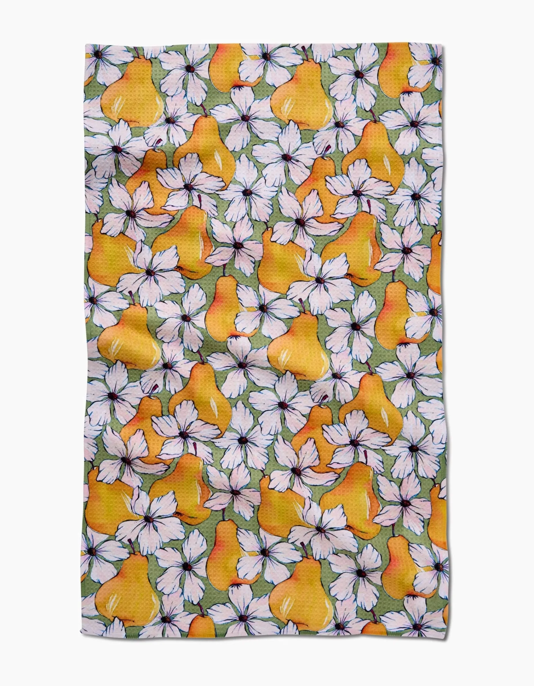 GEOMETRY Pears Petals Tea Towel