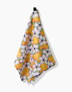 GEOMETRY Pears Petals Tea Towel