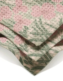 GEOMETRY Pink and Sage Meadow Dishcloth Set