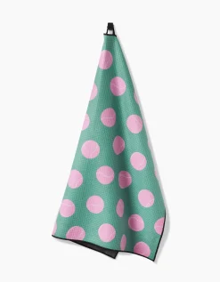 GEOMETRY Pink Ball Dog Towel