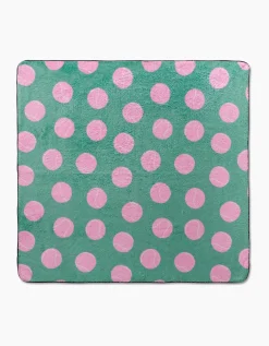 GEOMETRY Pink Ball Plush Towel