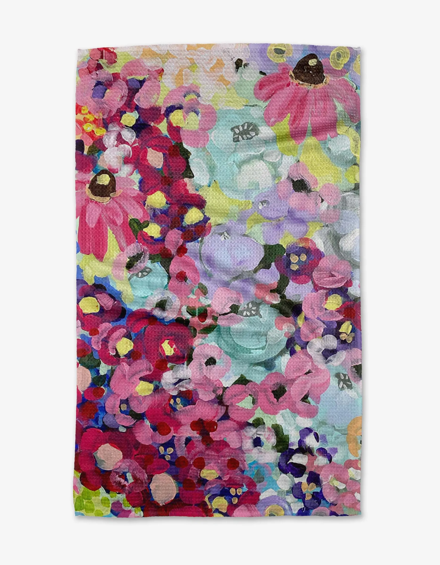 GEOMETRY Pink Fields of Joy Tea Towel