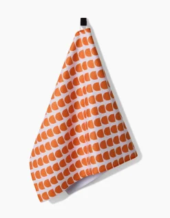 GEOMETRY Pink Illusion Tea Towel