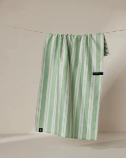 GEOMETRY Pistachio Double-Sided Tea Towel