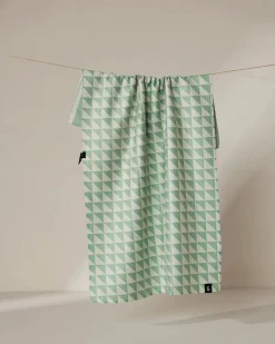 GEOMETRY Pistachio Double-Sided Tea Towel