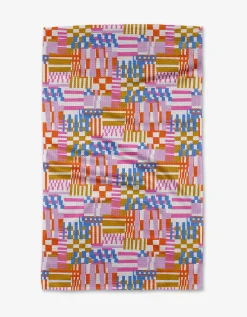 GEOMETRY Playful Stripes Tea Towel