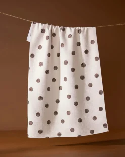GEOMETRY Polka Picnic Tea Towel
