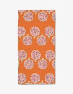 GEOMETRY Pomegranate Parade Bar Towel