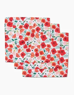 GEOMETRY Poppy Power Dishcloth Set