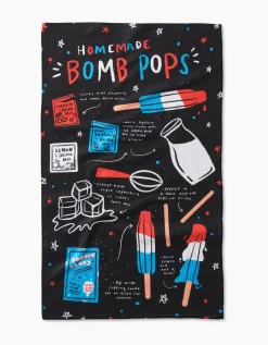 GEOMETRY Popsicles Tea Towel