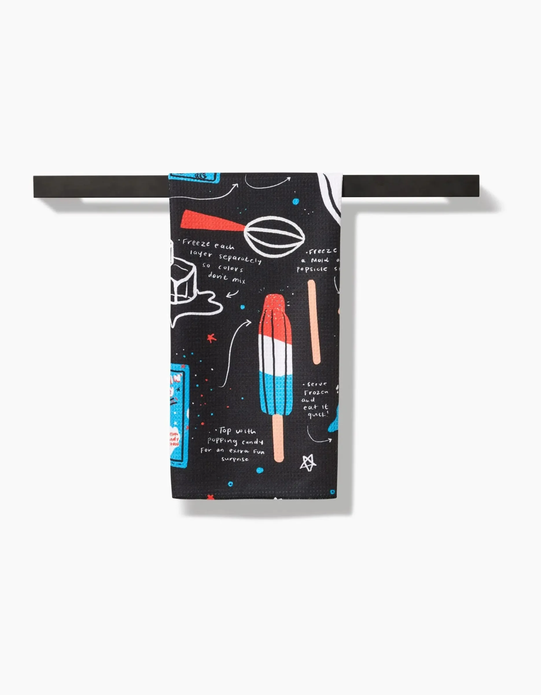 GEOMETRY Popsicles Tea Towel