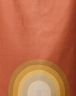 GEOMETRY Pumpkin Spice Beach Towel