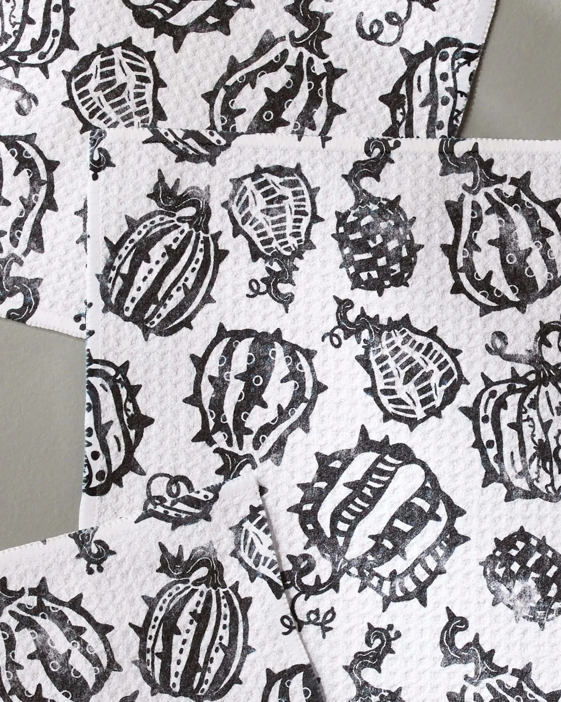 GEOMETRY Punk Pumpkins Dishcloth Set