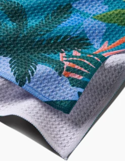 GEOMETRY Rain Forest Tea Towel