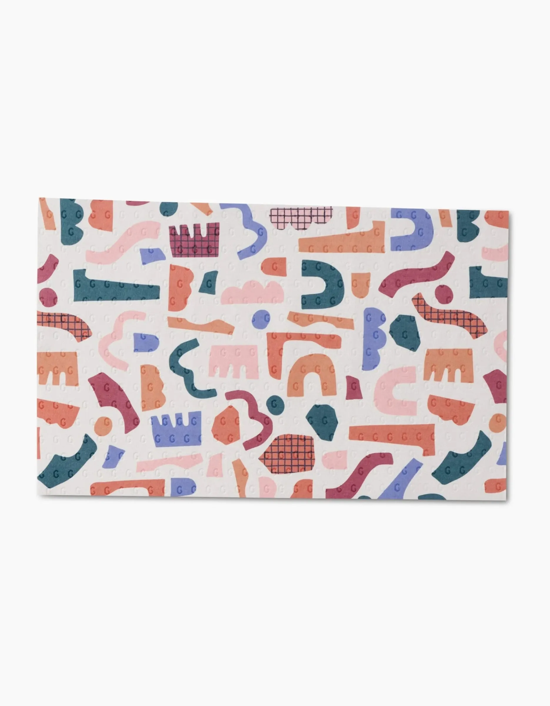 GEOMETRY Rainbow Cutouts Not Paper Towel