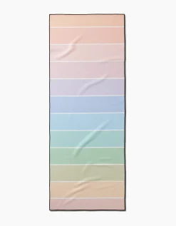 GEOMETRY Rainbow Pastel Yoga Towel