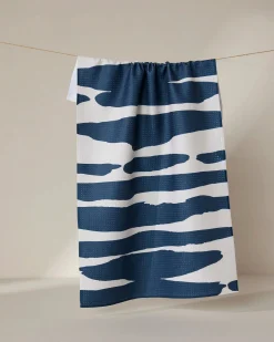 GEOMETRY Reflected - Midnight Tea Towel