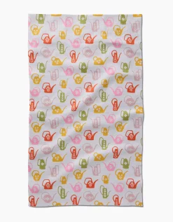 GEOMETRY Retro Watering Cans Tea Towel