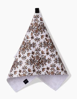 GEOMETRY Rustic Lacy Tile Natural Bar Towel