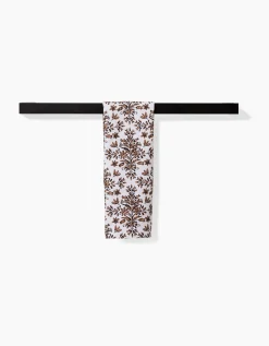 GEOMETRY Rustic Lacy Tile Natural Bar Towel