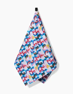 GEOMETRY Sail Safe Tea Towel