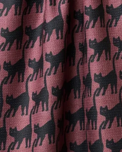 GEOMETRY Salem Cat Tea Towel