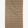 GEOMETRY Sand Grid Tea Towel