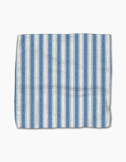 GEOMETRY Sardine Check Blue Dishcloth Set